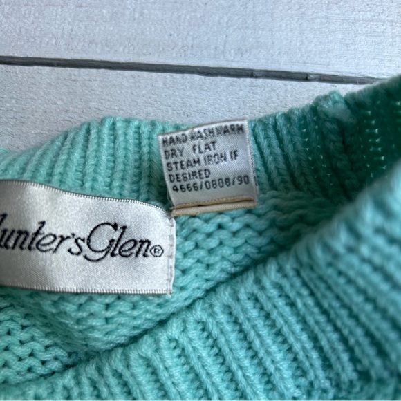 Vintage Hunter's Glen Pastel 80s Sweater Medium - Picture 6 of 6
